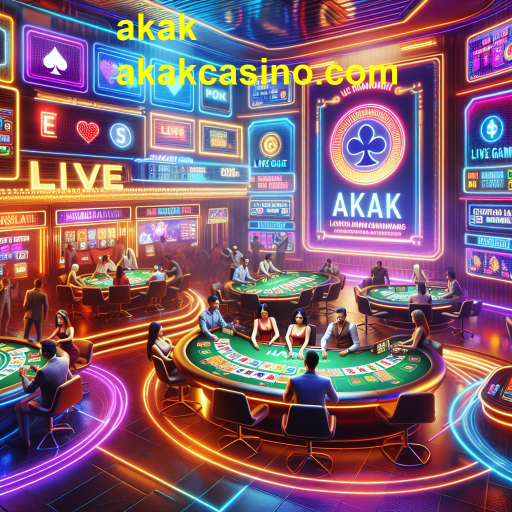 Descubra o Mundo dos Jogos ao Vivo no Akak